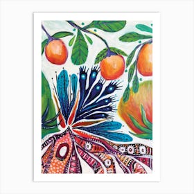 Peaches Art Print