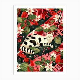 Cat In A Tree Art Print