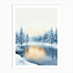 Winter Landscape 9 Art Print