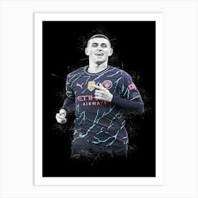 Phil Foden 3 Art Print