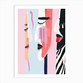 Portrait Of Women 5 Art Print