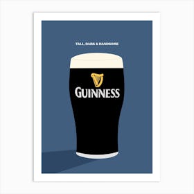 Handsome Pint of Guinness Art Print