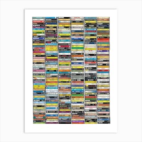 Ultimate 1970s Music - Cassette Print Art Print