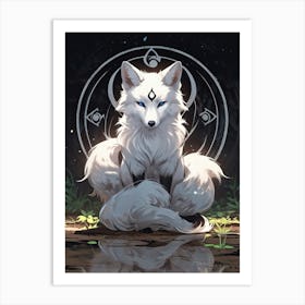 White Fox 1 Art Print