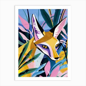 Fox In The Jungle Art Print