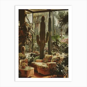 Cactus Interior Art Print