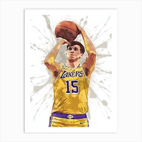 Austin Reaves La Lakers Art Print