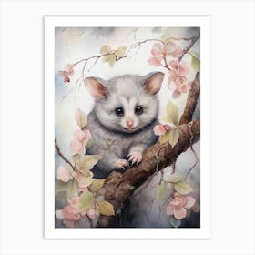 Adorable Chubby Posing Possum 8 Art Print