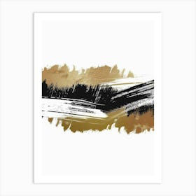 Abstract Brush Strokes 13 Art Print