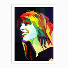 Hayley Williams Paramore Singer Pop Art WPAP Art Print