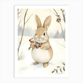 Snow Bunny 6 Art Print