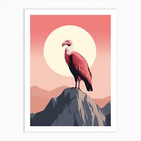 Minimalist California Condor 3 Illustration Art Print