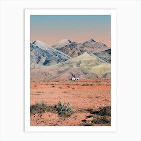Dream House In The Desert Art Print