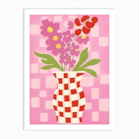Snapdragons Flower Vase 5 Art Print