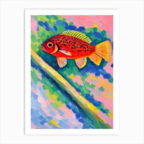 Quillfish II Matisse Inspired Art Print