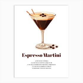 Espresso, Cocktail Hour Art Print