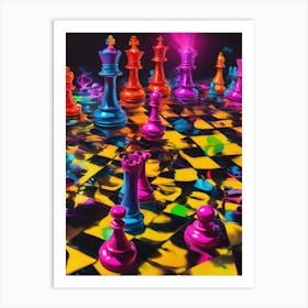 Chess Pieces 1 Art Print