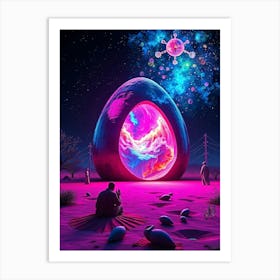 Lucid Dreaming Abstraction Portal Art Print