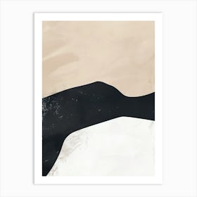 Fading Boundaries Minimalist Style Art Print