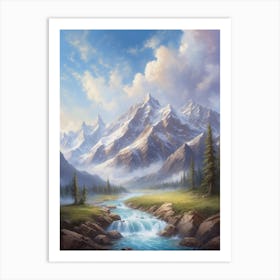 Mountain Stream Art Print