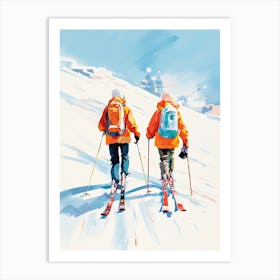 Kitzbuhel   Austria, Ski Resort Illustration 3 Art Print