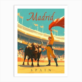 Madrid, Spain Art Print