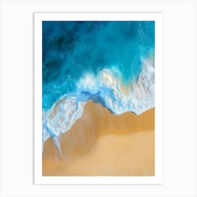 Aerial View Of A Beach 93 Art Print