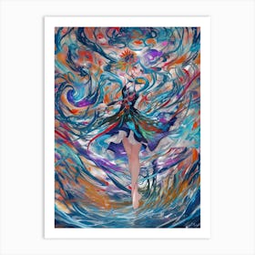 Abstract Painting 25 Art Print