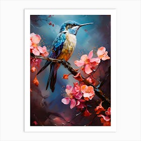 Aviary Bliss Bird In Serenity Art Print