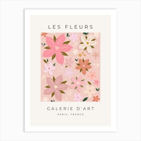 Les Fleurs | 05 - Blush Pink Flowers Art Print