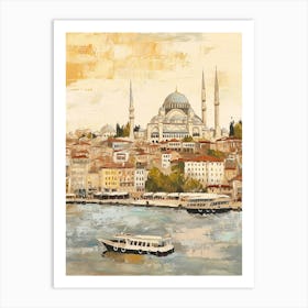 Kitsch Istanbul Illustration 2 Art Print