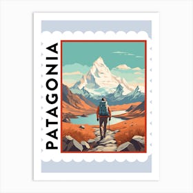 Patagonia 4 Travel Stamp Poster Art Print