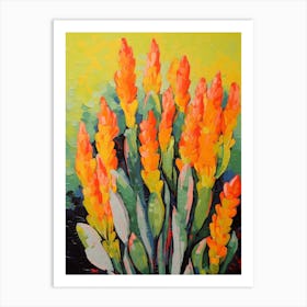 Cactus Painting Organ Pipe Cactus 1 Art Print