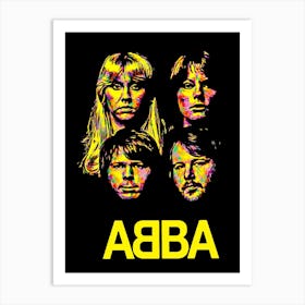 Abba band Art Print