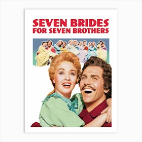 Seven Brides For Seven Brothers (1954) Art Print