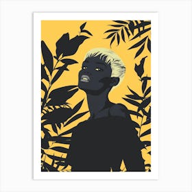 Portrait Of A Black Woman 17 Art Print