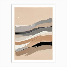 Muted Neutrals Abstract 11 Living Room Art Print (5) Art Print