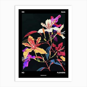 No Rain No Flowers Poster Bougainvillea 4 Art Print