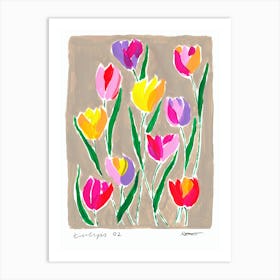 Tullips Flowers Art Print