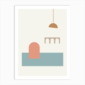 Coast Abstract Shape Art Print