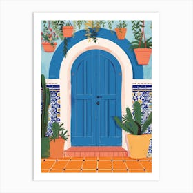 Blue Door 60 Art Print