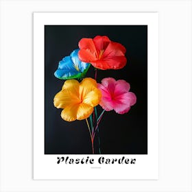 Bright Inflatable Flowers Poster Nasturtium 2 Art Print