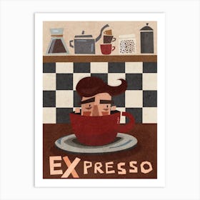 EXpresso Art Print