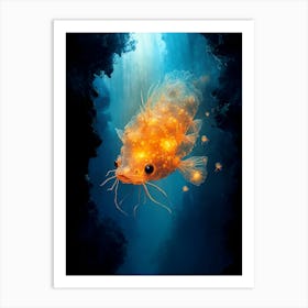 Deep Ocean Fish Affiche