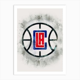 Los Angeles Clippers 3 Art Print