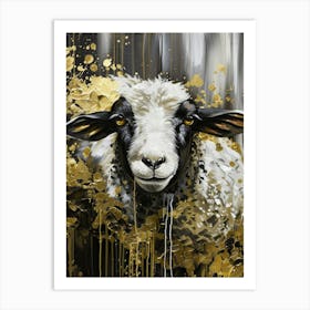 Gold Sheep 1 Art Print