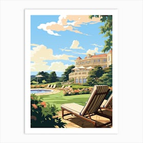 Oglebay Resort  Conference Center Usa Illustration 3 Art Print