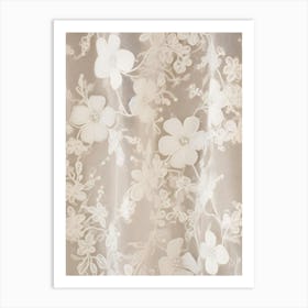 White Lace 2 Art Print