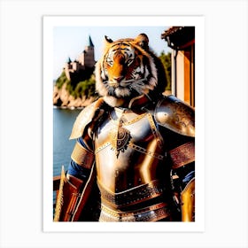 Warrior Tiger Art Print