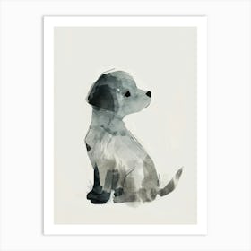 Charming Nursery Kids Animals Puppy 1 Art Print